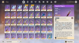 Conta Ar 58 Com 24 Personagens 5* E 5 Armas 5* - Genshin Impact