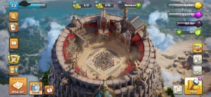 CV 9, com 5 Construtores e uma Paisagem Lendária. - Clash of Clans