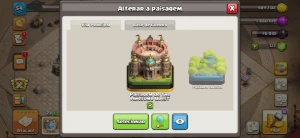 CV 9, com 5 Construtores e uma Paisagem Lendária. - Clash of Clans