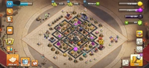 CV 9, com 5 Construtores e uma Paisagem Lendária. - Clash of Clans