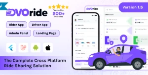 OvoRide v1.5 - Complete Cross Platform Ride Sharing Solution - Others