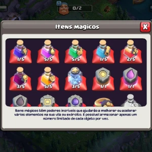 Clash of clans cv11 com 6 construtores