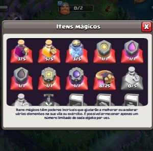 Clash of clans cv11 com 6 construtores
