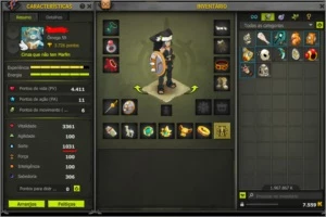 Eliotrope 200 Crocabulia Equipado Full Scroll - Dofus