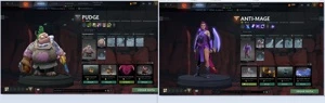 CONTA DOTA 2 DIVINE COM ARCANAS, PERSONAS, IMORTAIS E SETS