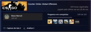 Conta Supremo desde 2019 CSGO (com prime) - Counter Strike