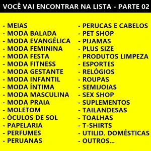 Lista de Fornecedores Atualizada - Listas de Fornecedores