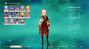 GENSHIN IMPACT AR 12 COM KAZUHA E KEQING