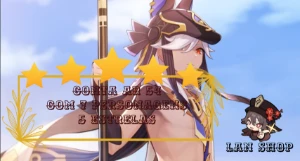 CONTA AR 54 COM 7 PERSONAGENS 5 ESTRELAS ⭐⭐⭐⭐⭐ - Genshin Impact