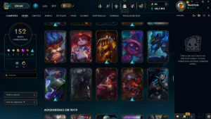 conta de lol 11 anos muita skin - League of Legends