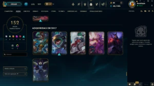 conta de lol 11 anos muita skin - League of Legends