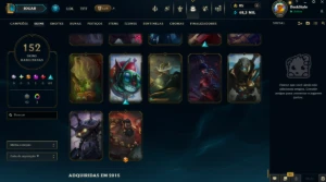 conta de lol 11 anos muita skin - League of Legends