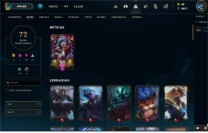 vendo conta lol - League of Legends