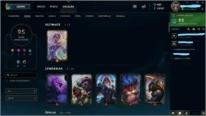 Conta Platina II Aceito Ofertas - League of Legends LOL
