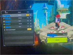 Conta Dofus Sac lvl 200 (om 38) Eni lvl 148 e Sram 132