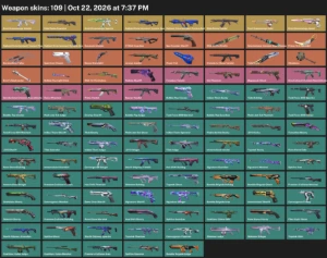 Conta Valorant 109 Skins