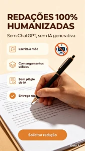 Vendo Redações 100% Humanizadas — Sem Inteligência Artificia - Outros