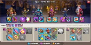 CV 15 FULL, faltando apenas alguns níveis dos herois e traps - Clash of Clans