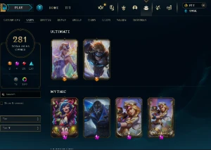 Conta Lol Rara Full Acesso - Lvl 699 - 281 Skins E Chromas!! - League of Legends