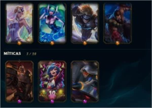 Conta gold com Pax Sivir e Varios - League of Legends LOL