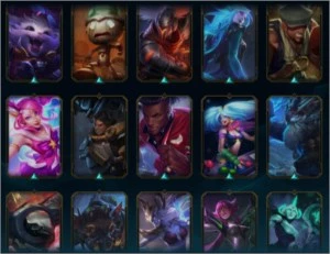 Conta gold com Pax Sivir e Varios - League of Legends LOL