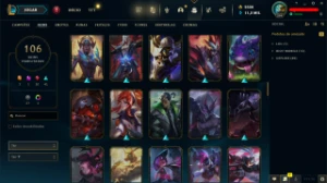Conta LOL LVL 294 | 152 Campeões| 106 Skins | 2.5K RP| 2015 - League of Legends