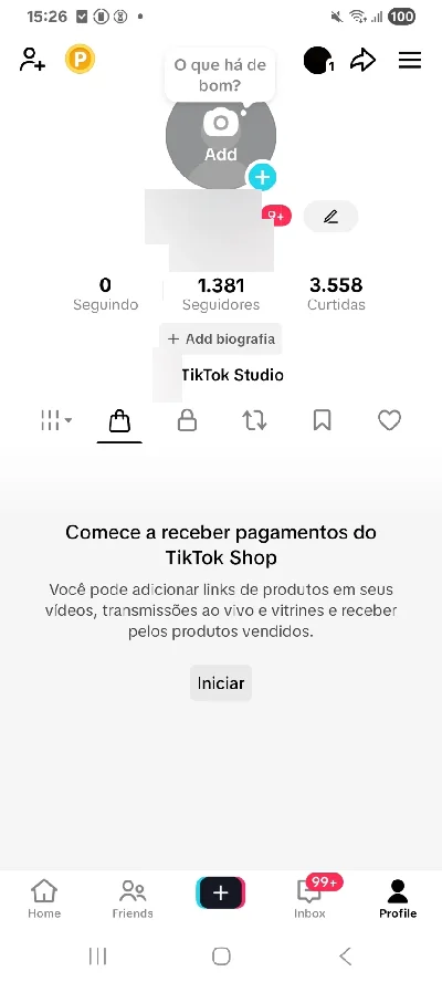 |Melhor Preço do Site| Contas Tiktok Shop Br Ativo | sem Doc - Redes Sociais