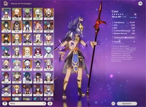 AR56 - 12 CHARS 5* - NAHIDA C1, CYNO, KAZUHA, YELAN, ITTO - Genshin Impact