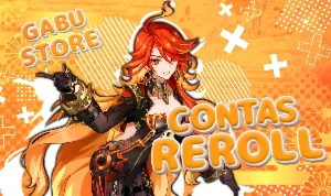 Contas Reroll Genshin Impact AR 33+ 140+ Tiros Full