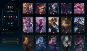 Conta Diamante Iv Solo/Duo - 386 Skins - Full Acesso - League of Legends LOL