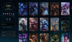 Conta Diamante Iv Solo/Duo - 386 Skins - Full Acesso - League of Legends LOL