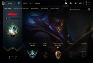 CONTA PLAT1, EX MESTRE, MMR BOM - League of Legends LOL