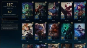 Conta League of Legends - Platina IV - Level 317 - 45 Skins LOL