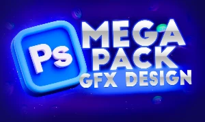 Mega Gfx Pack | Pc & Android | Photoshop E Etc - Outros