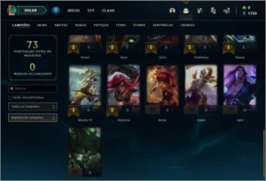 Conta prata 1 com 7 skins e 31 champs - League of Legends LOL