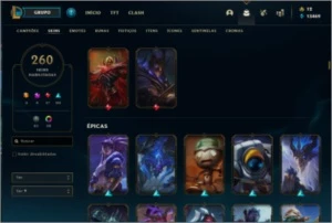 Conta Diamante 1 Legue of Legends - League of Legends LOL