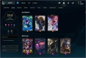 Conta Diamante 1 Legue of Legends - League of Legends LOL