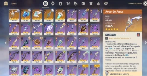 17 Pers 5* + 5 Armas +3 Bis + 2 Mesês Benção, Garantido E + - Genshin Impact