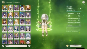 Genshin Impact - Ar56 , 9 Personagens T5 E 6 Armas T5