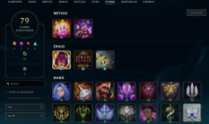 Conta League of Legends Full Acesso - 45 Champs e 16 Skins LOL