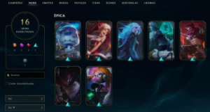 Conta League of Legends Full Acesso - 45 Champs e 16 Skins LOL