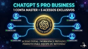 Conta Chatgpt 5 Pro Business + 5 Convites Disponiveis - Assinaturas e Premium