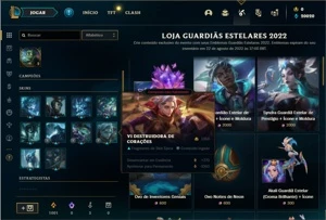 Conta ouro 1 com 22 Champs e 3 Skins + 10 Fragmentos - League of Legends LOL