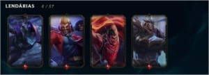 Conta Lol Platina 4 / 3 Skins Ultimate / 73 Skins - League of Legends