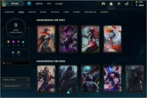 CONTA DIAMANTE 3 MAIN SUPORTE - League of Legends LOL