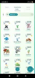 Conta Pokemon Go top nv 43 foco PvP