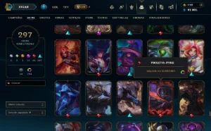 Conta Lol com repasse de toda a titularidade + 297 skins - League of Legends