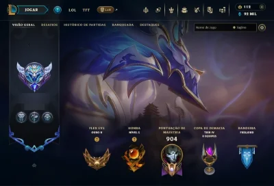 Conta Lol com repasse de toda a titularidade + 297 skins - League of Legends