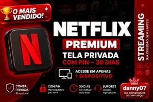 Netflix Premium| Tela Privada Exclusiva - 30 Dias - Assinaturas e Premium