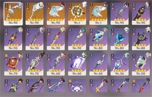 CONTA GENSHIN 10 PERS 5*